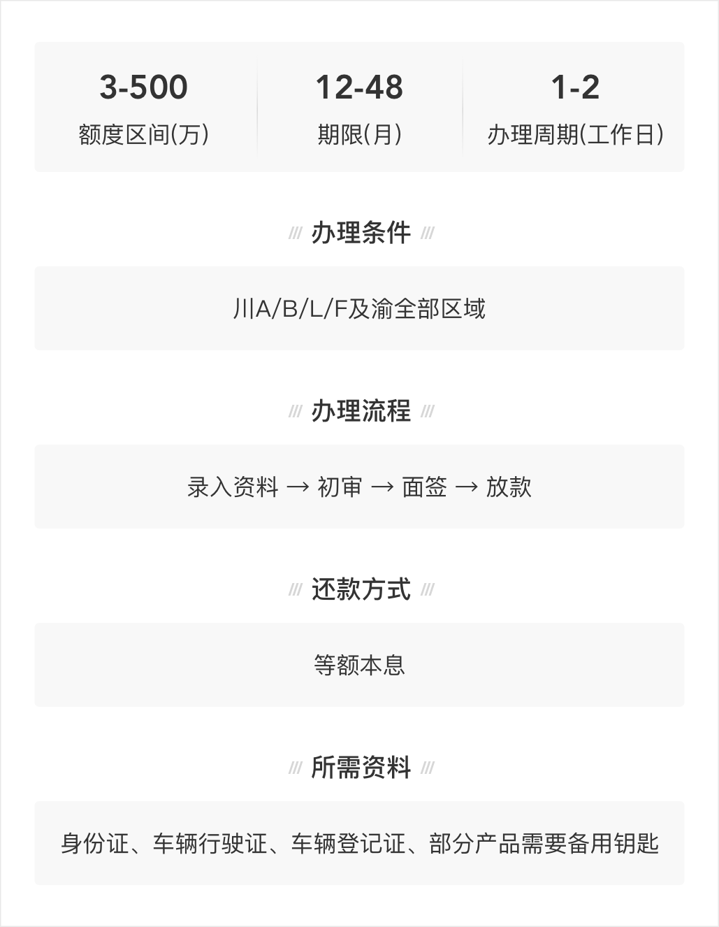 汽車抵押貸款利息多少(抵押車貸利息高嗎)? (http://www.xifuyun.com/) 知識(shí)問(wèn)答 第8張